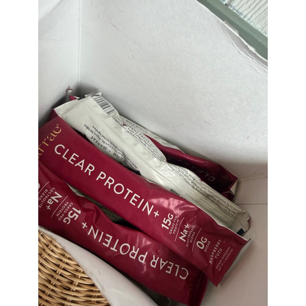 NIB Arrae Clear Protein+ in Raspberry 20 Packets - Picture 6 of 6